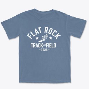 Flat Rock Middle School Track and Field Premium Heavyweight T-shirt