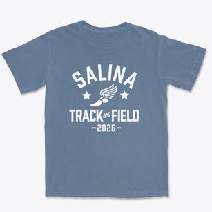 Salina Middle School Track and Field Premium Heavyweight T-shirt