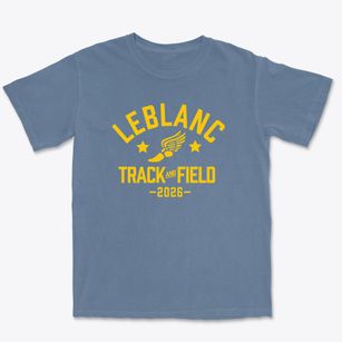 Leblanc Middle School Track and Field Premium Heavyweight T-shirt