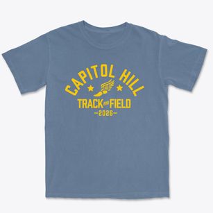 Capitol Hill Elementary School Track and Field Premium Heavyweight T-shirt