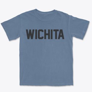 Wichita Kansas Classic Block Premium Heavyweight T-shirt