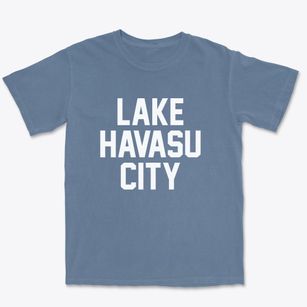 Lake Havasu City Arizona Classic Block Premium Heavyweight T-shirt