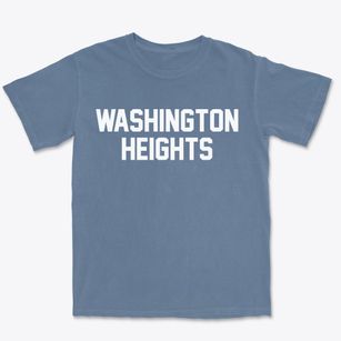 Washington Heights New York Classic Block Premium Heavyweight T-shirt