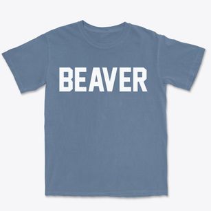 Beaver Wisconsin Classic Block Premium Heavyweight T-shirt