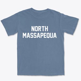 North Massapequa New York Classic Block Premium Heavyweight T-shirt