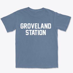Groveland Station New York Classic Block Premium Heavyweight T-shirt