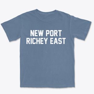 New Port Richey East Florida Classic Block Premium Heavyweight T-shirt