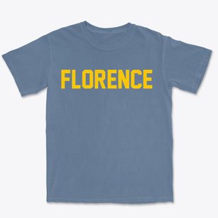 Florence Illinois Classic Block Premium Heavyweight T-shirt