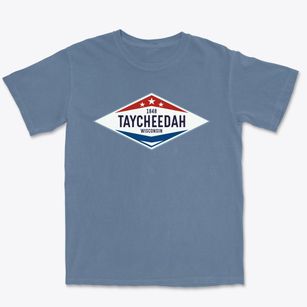 Taycheedah Wisconsin Diamond Star Premium Heavyweight T-shirt