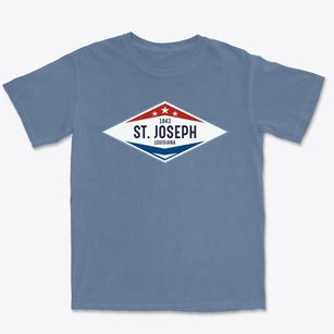St. Joseph Louisiana Diamond Star Premium Heavyweight T-shirt