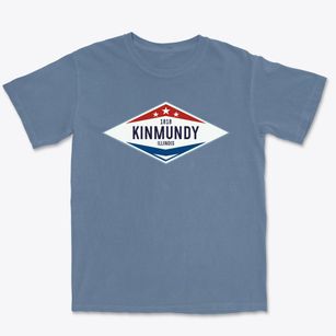 Kinmundy Illinois Diamond Star Premium Heavyweight T-shirt