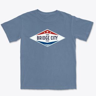 Bridge City Texas Diamond Star Premium Heavyweight T-shirt