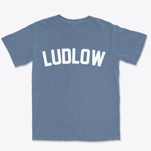 Ludlow Massachusetts Classic Curve Premium Heavyweight T-shirt