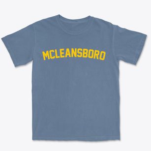 Mcleansboro Illinois Classic Curve Premium Heavyweight T-shirt