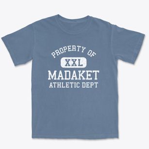 Madaket Massachusetts Athletic Dept Premium Heavyweight T-shirt