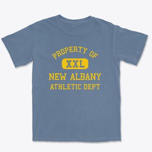 New Albany Kansas Athletic Dept Premium Heavyweight T-shirt