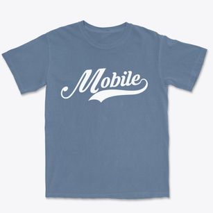 Mobile Alabama Vintage Team Premium Heavyweight T-shirt