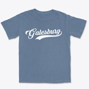 Galesburg Illinois Vintage Team Premium Heavyweight T-shirt