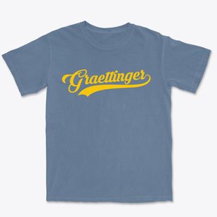 Graettinger Iowa Vintage Team Premium Heavyweight T-shirt