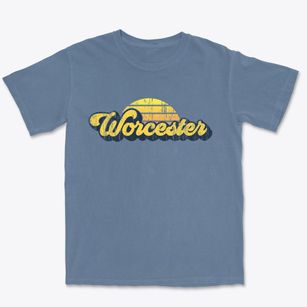 Worcester Massachusetts Sublime Sunset Premium Heavyweight T-shirt