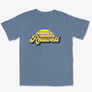 Roswell New Mexico Sublime Sunset Premium Heavyweight T-shirt