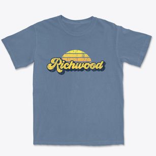 Richwood New Jersey Sublime Sunset Premium Heavyweight T-shirt