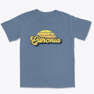 Lithonia Georgia Sublime Sunset Premium Heavyweight T-shirt