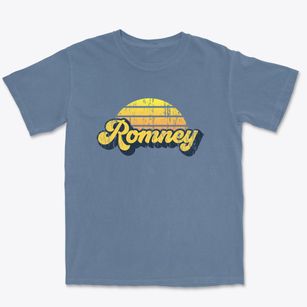 Romney West Virginia Sublime Sunset Premium Heavyweight T-shirt