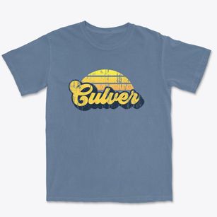 Culver Oregon Sublime Sunset Premium Heavyweight T-shirt