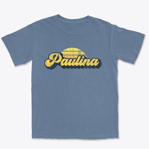 Paulina Louisiana Sublime Sunset Premium Heavyweight T-shirt