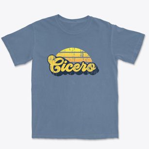 Cicero Wisconsin Sublime Sunset Premium Heavyweight T-shirt