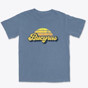 Bucyrus Kansas Sublime Sunset Premium Heavyweight T-shirt