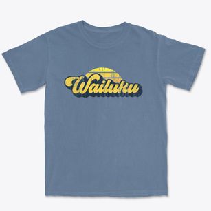 Wailuku Hawaii Sublime Sunset Premium Heavyweight T-shirt
