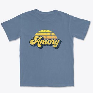 Amory Mississippi Sublime Sunset Premium Heavyweight T-shirt