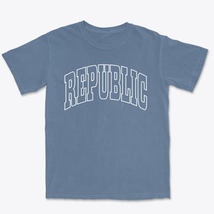 Republic Washington Trendy Block Premium Heavyweight T-shirt