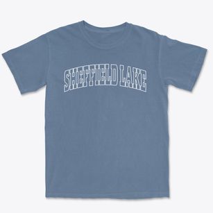 Sheffield Lake Ohio Trendy Block Premium Heavyweight T-shirt