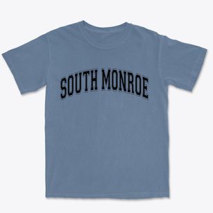 South Monroe Michigan Varsity Premium Heavyweight T-shirt
