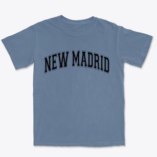 New Madrid Missouri Varsity Premium Heavyweight T-shirt