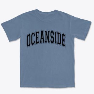 Oceanside Oregon Varsity Premium Heavyweight T-shirt
