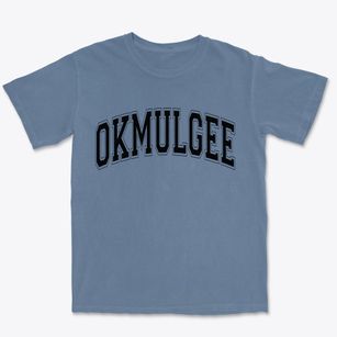 Okmulgee Oklahoma Varsity Premium Heavyweight T-shirt
