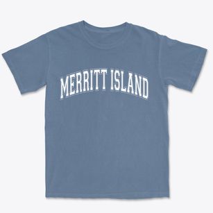 Merritt Island Florida Varsity Premium Heavyweight T-shirt