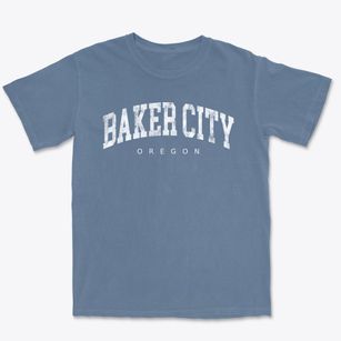 Baker City Oregon Urban Vibe Premium Heavyweight T-shirt