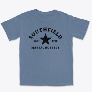 Southfield Massachusetts Star Premium Heavyweight T-shirt