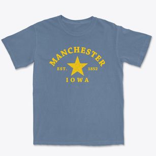 Manchester Iowa Star Premium Heavyweight T-shirt