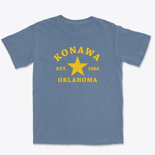 Konawa Oklahoma Star Premium Heavyweight T-shirt
