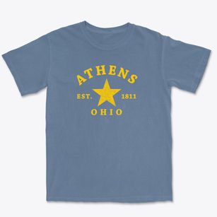 Athens Ohio Star Premium Heavyweight T-shirt