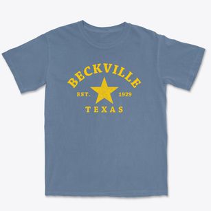 Beckville Texas Star Premium Heavyweight T-shirt