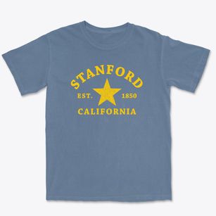 Stanford California Star Premium Heavyweight T-shirt
