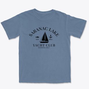 Saranac Lake New York Yacht Club Premium Heavyweight T-shirt