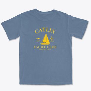 Catlin Illinois Yacht Club Premium Heavyweight T-shirt